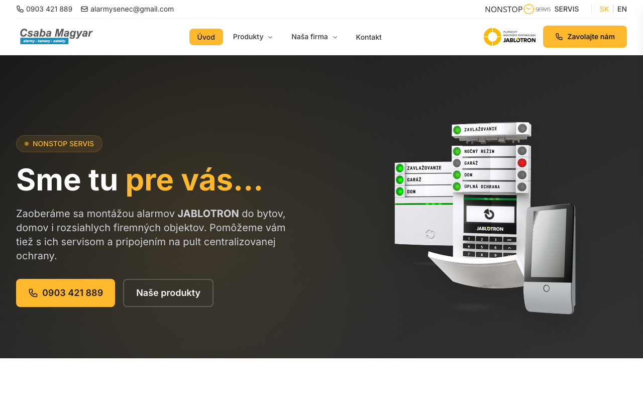 Screenshot - Alarmy Senec